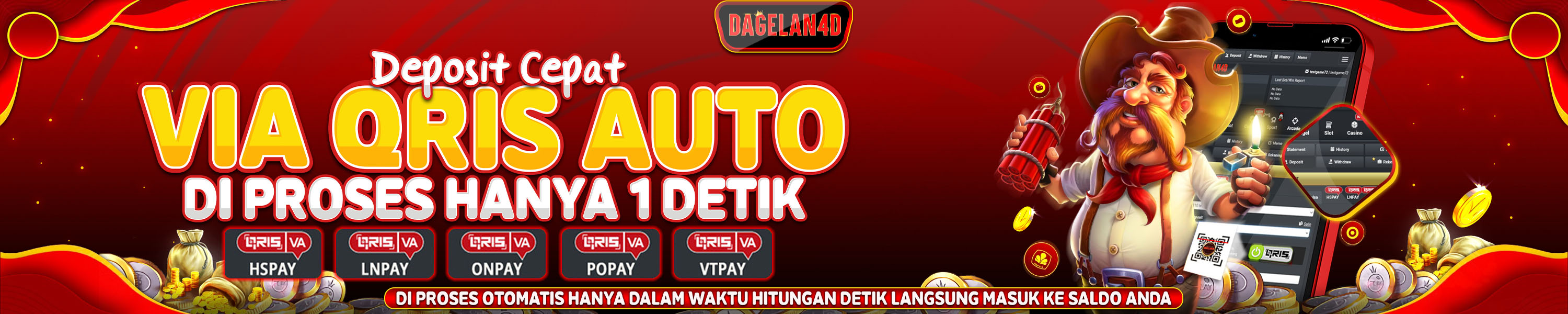 deposit menggunakan QRIS